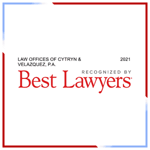 Best Lawyers Cytryn Velasquez 2021